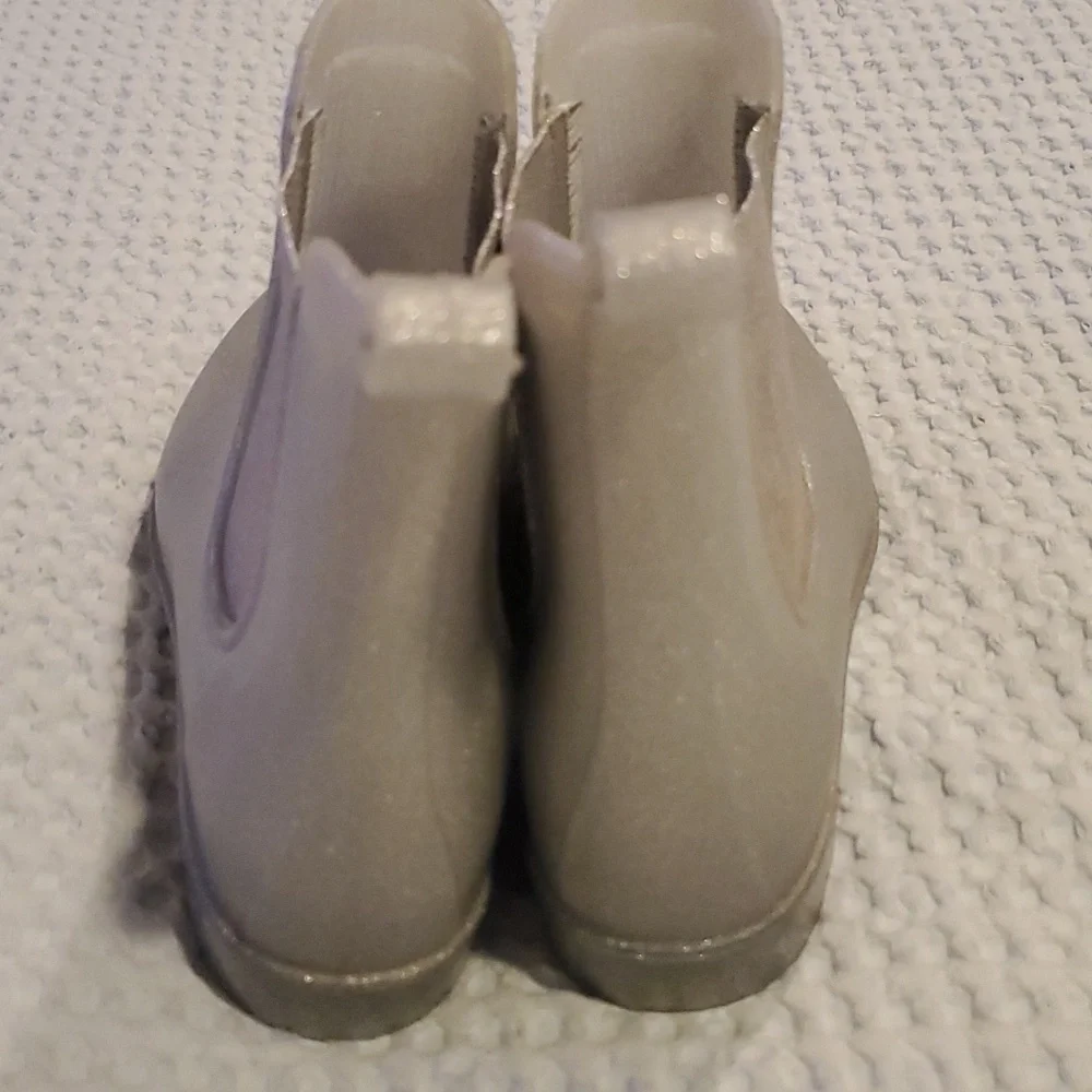J. Crew Mercantile Chelsea Silver Booties Size 8 (#6)